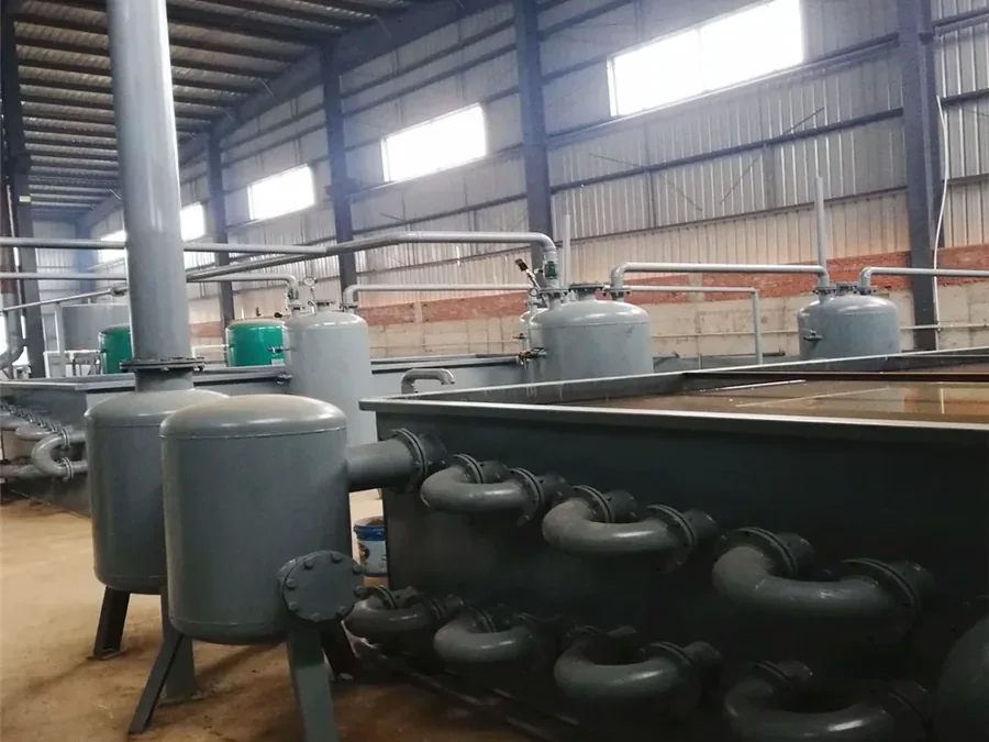 Tire pyrolysis oil condensation and gas recovery equipment